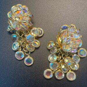 Vintage Sorrelli Cascading Chandelier Clip-on Earrings